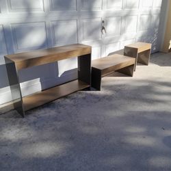 Set of 3 living room tables