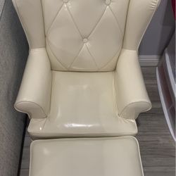 Kids Armchair And Ottoman
