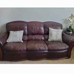 Living room sofa And Arm Chair With Ottoman 