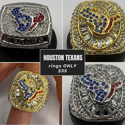 Houston Texans Ring Collection 