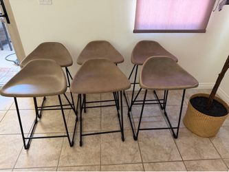 Pottery Barn stools (6)
