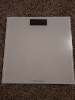 Black & Decker digital bathroom scale