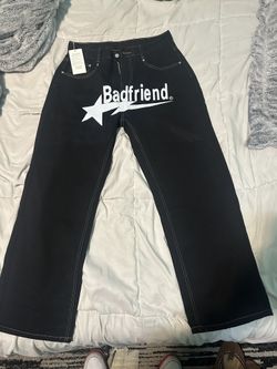 White Badfriend Pants