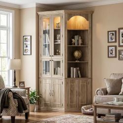 ❤️🔥 #E ECACAD 90-inch-high corner shelf