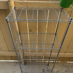 5-Tier Wire Shelving Unit – Metal Storage Rack (Silver)