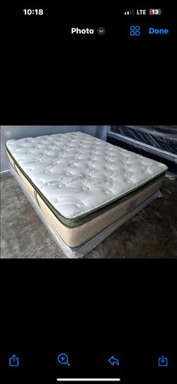 Calking Organic Elite Hybrid Cool Gel Memory Foam pillow top 14inch Mattress