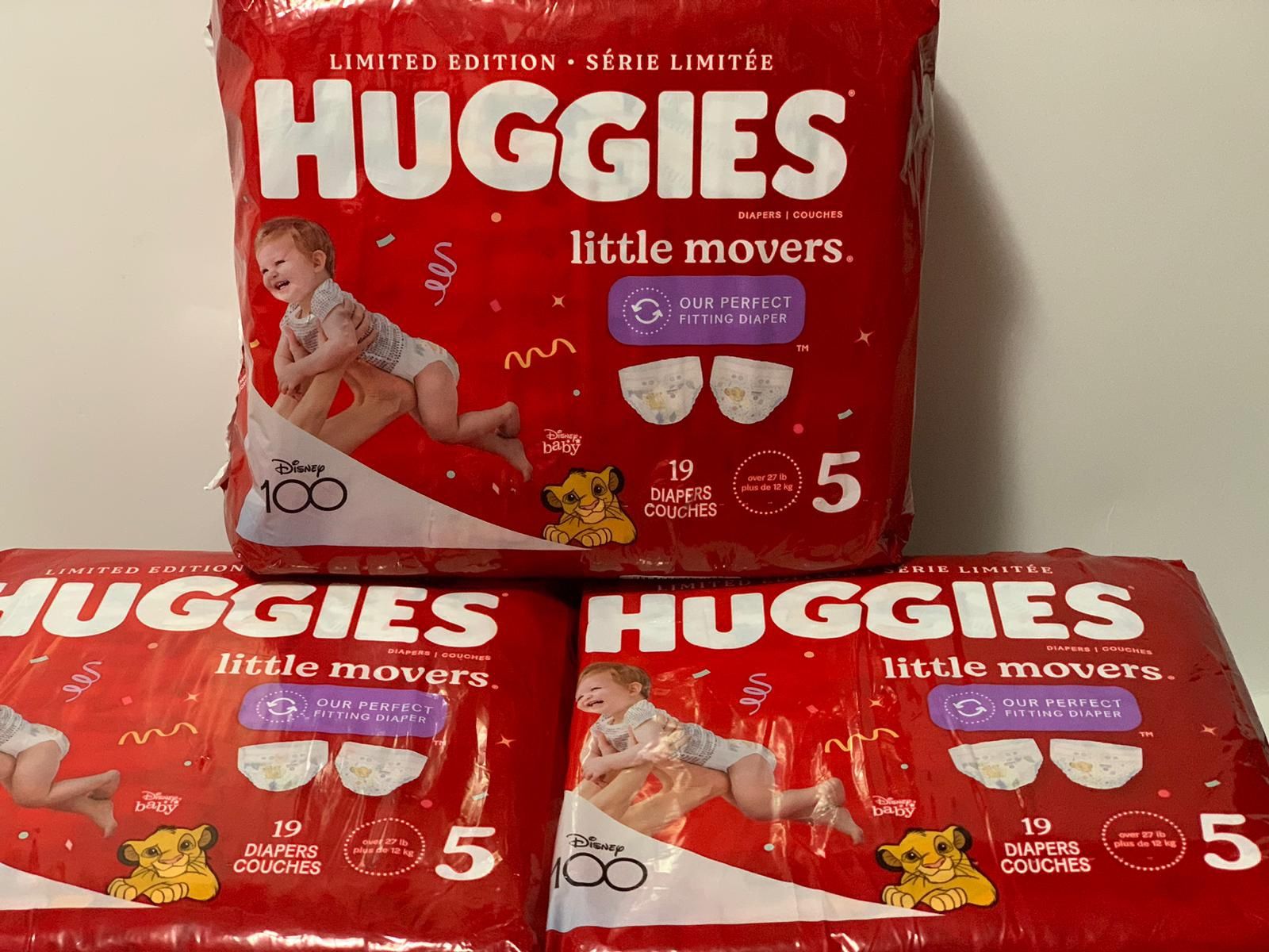 Huggies Little Movers Size 5-19ct (*Please Read Post Description*)