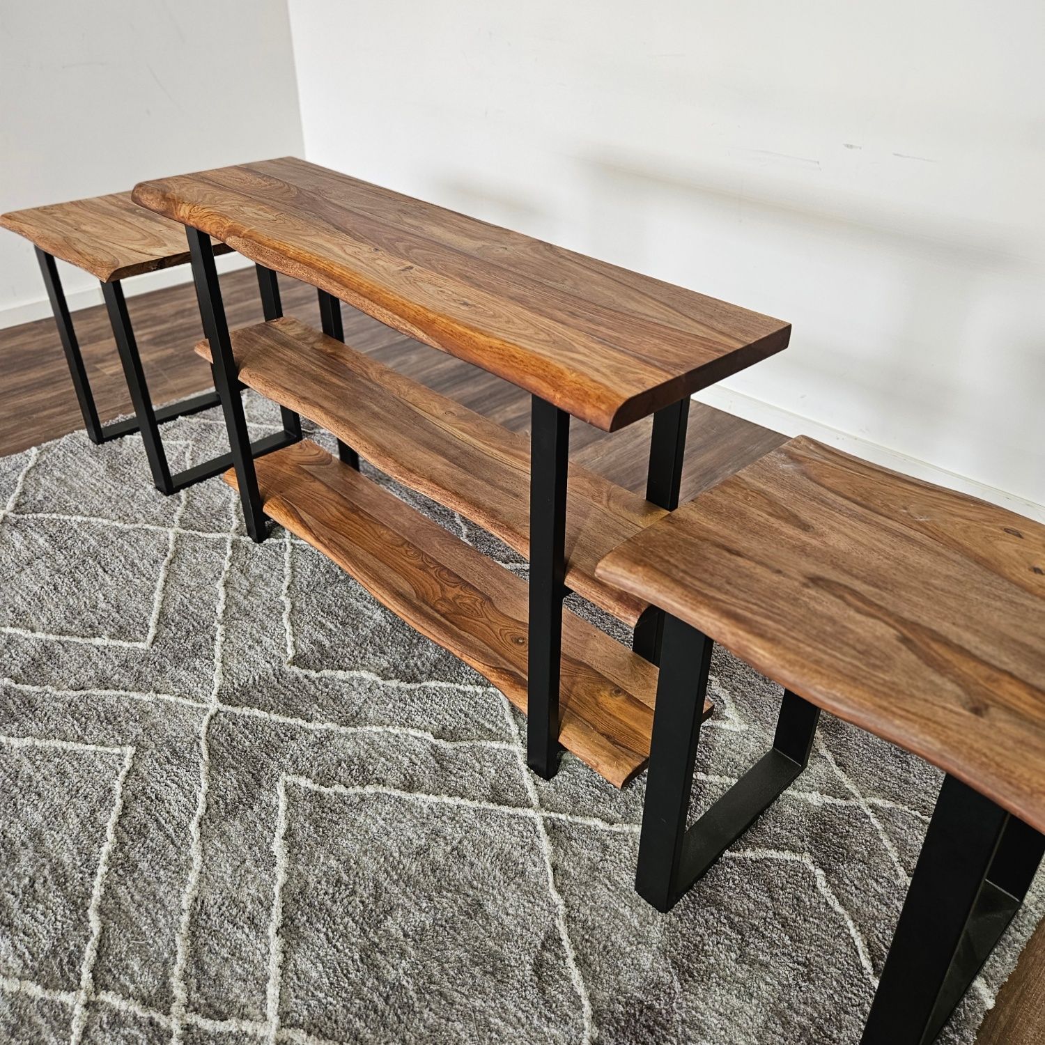Live Edge Entertainment Center and Night Stands - FREE DELIVERY