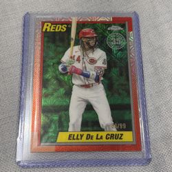 Elly de la Cruz baseball card numbered