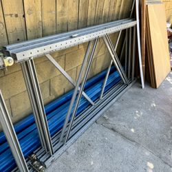 Metal Shelves With Wheels