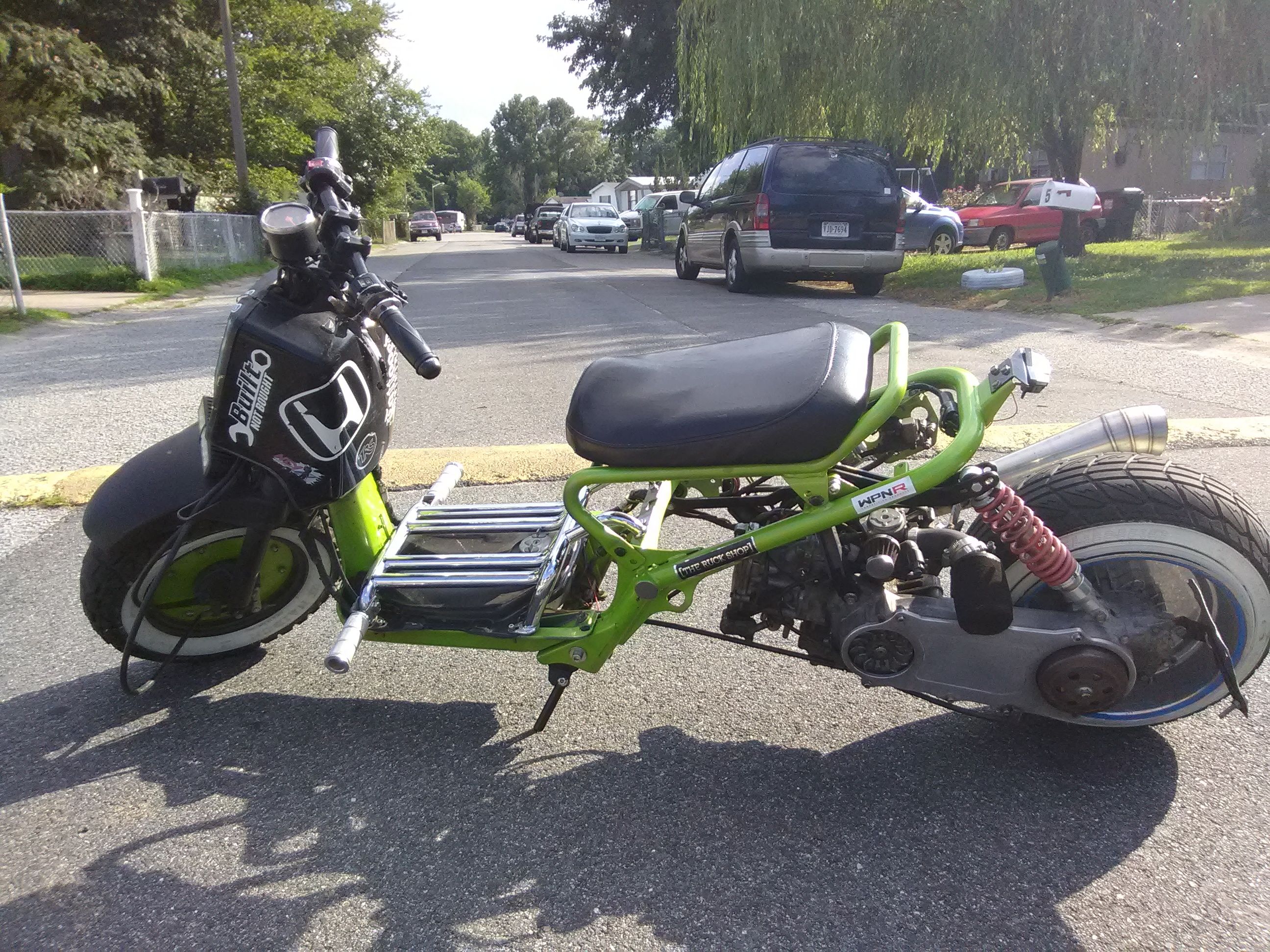 Honda ruckus modified