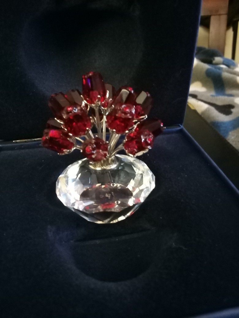 2002 Swarovski Crystal Special Edition Flower Bouquet