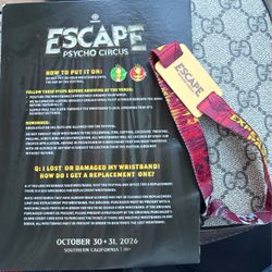 2 day Escape Ticket General Admission