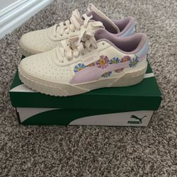 Kids Pumas Cali Embroidered JR 