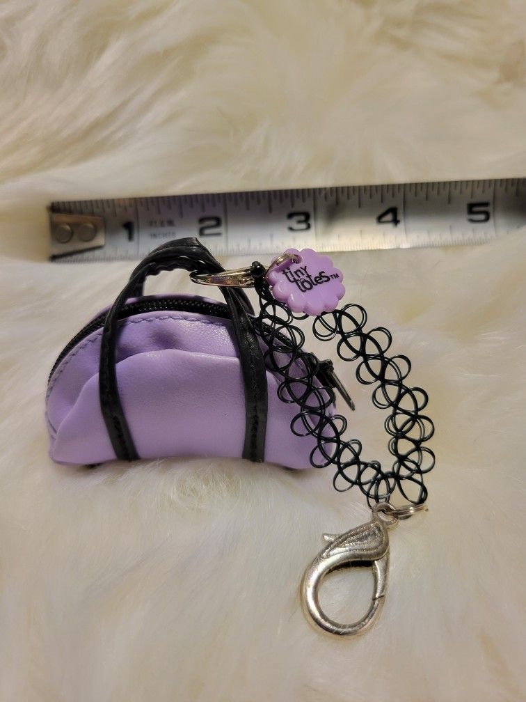 Tiny Totes Clip On Tote Bag Keychain