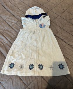 Disney Elsa Swim Cover Up Size 9/10