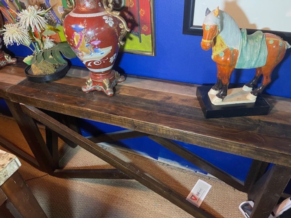 Shabby Chic Plank Sofa Or Console Table