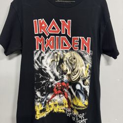 Iron Maiden “The Number of the Beast” Graphic Band T-Shirt – Size L
