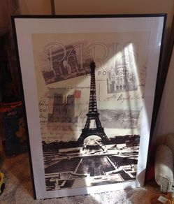 Paris framed picture