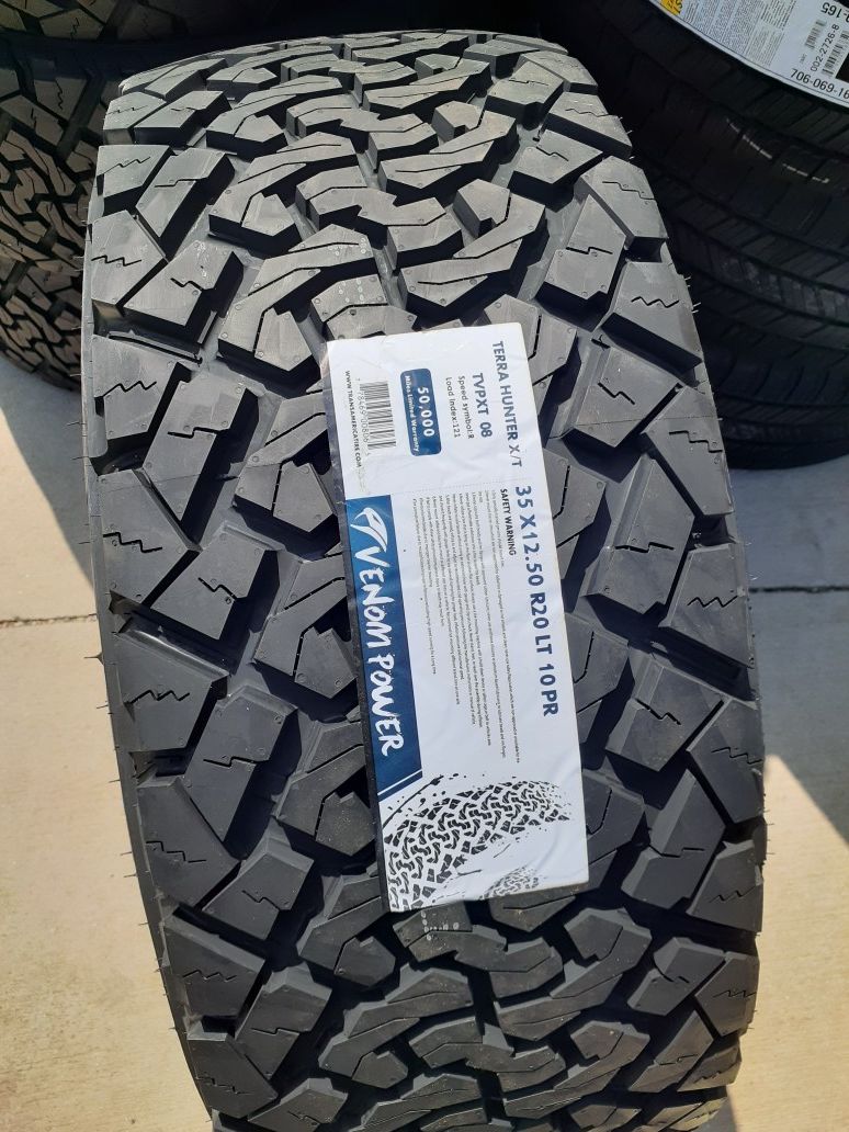 NEW TIRES 35X12.50R20 VENOM TERRA HUNTER XT
