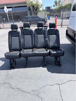 Ford transit 2023 last four row vinyl