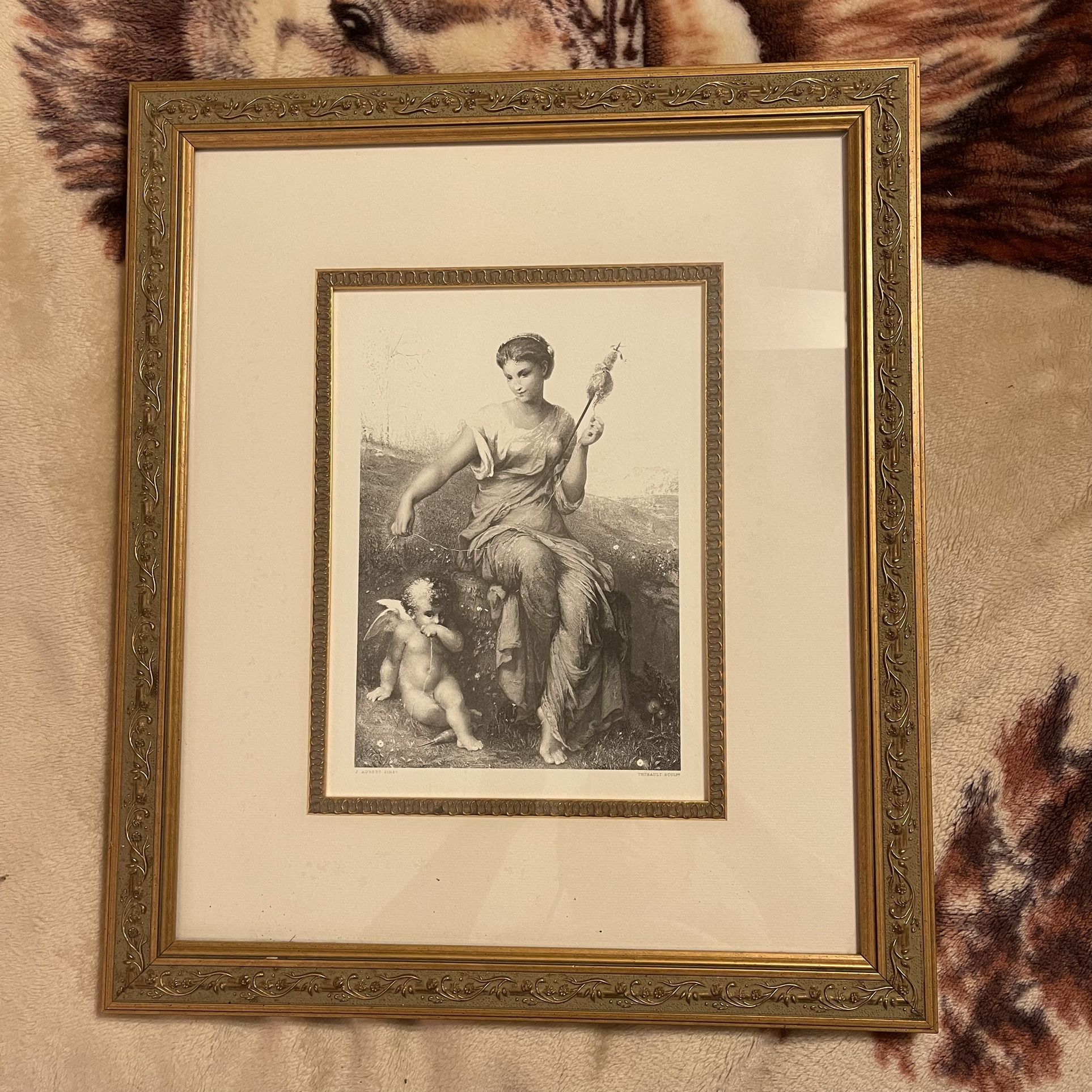 Jean Ernest Albert The Broken Thread With Golden Frame