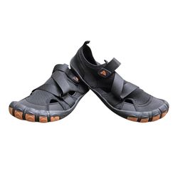 Ozark Trail Men's Multi Toe Adjustable Water Shoe in Black/ Orange, Size 13 NWT!