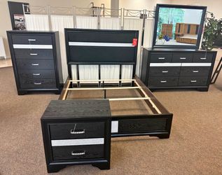 New 4pc bedroom set in box buy now pay later $39 down