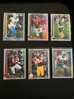 Topps Chrome Football Cards Lot RC & Star Players