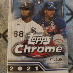2021 Topps Chrome Baseball Blaster Box