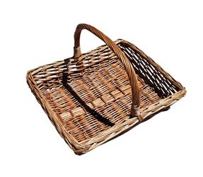 Wooden Wicker Basket Large Size