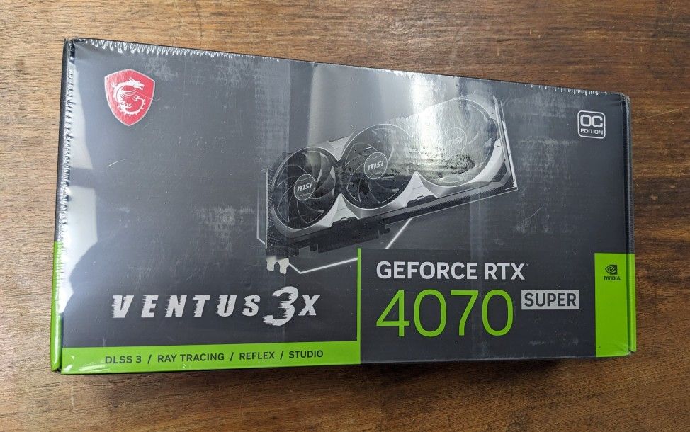 MSi Ventus 3X OC Nvidia GeForce RTX 4070 Super 12GB GDDRX6 GPU