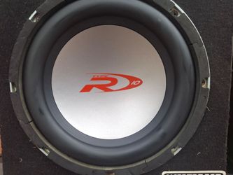 ONE SPEAKER UNA BOSINA ALPINE TIPE R DOBLE BOBINA 10 INCHES GOOD CONDICIÓN ABLO ESPAÑOL