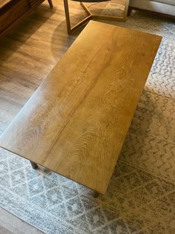 Brown coffee table