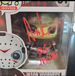 Ari Lehman Signed Funko Pop And Ari Lehman Signed Machete Authenticated
