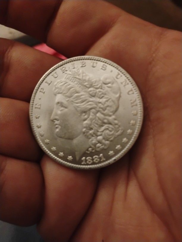 Uncirculated 1881 C C Morgan Dollar