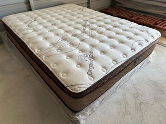 New Full Size Organic Mattress Only