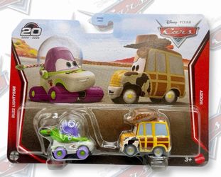 DISNEY PIXAR CARS 20th Anniversary BUZZ WOODY TOY STORY 2026 2 PACK