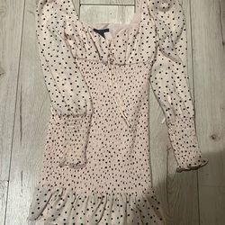 Forever 21 Pink Polka Dot Dress Size M
