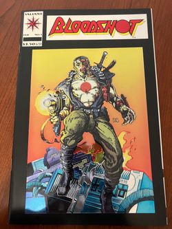 1993 Bloodshot #1 Chromium Cover Comic Book