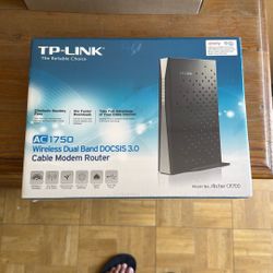 Brand New TP-Link Archer CR700 Modem Router – AC1750 DOCSIS 3.0 – Sealed in Box