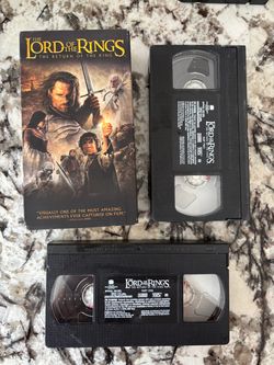 The Lord of the rings VHS Tapes