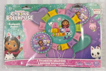 Gabby’s Dollhouse balloons bouquet