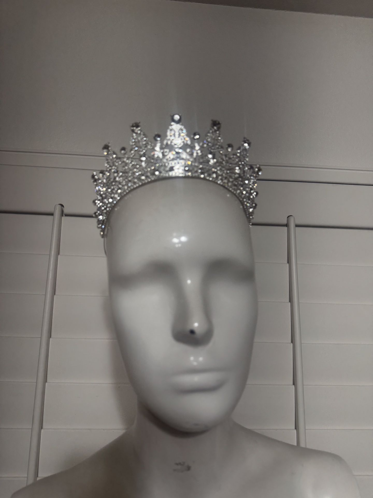 New crown tiara costume Victorian Bridgerton renaissance princess wedding queen 