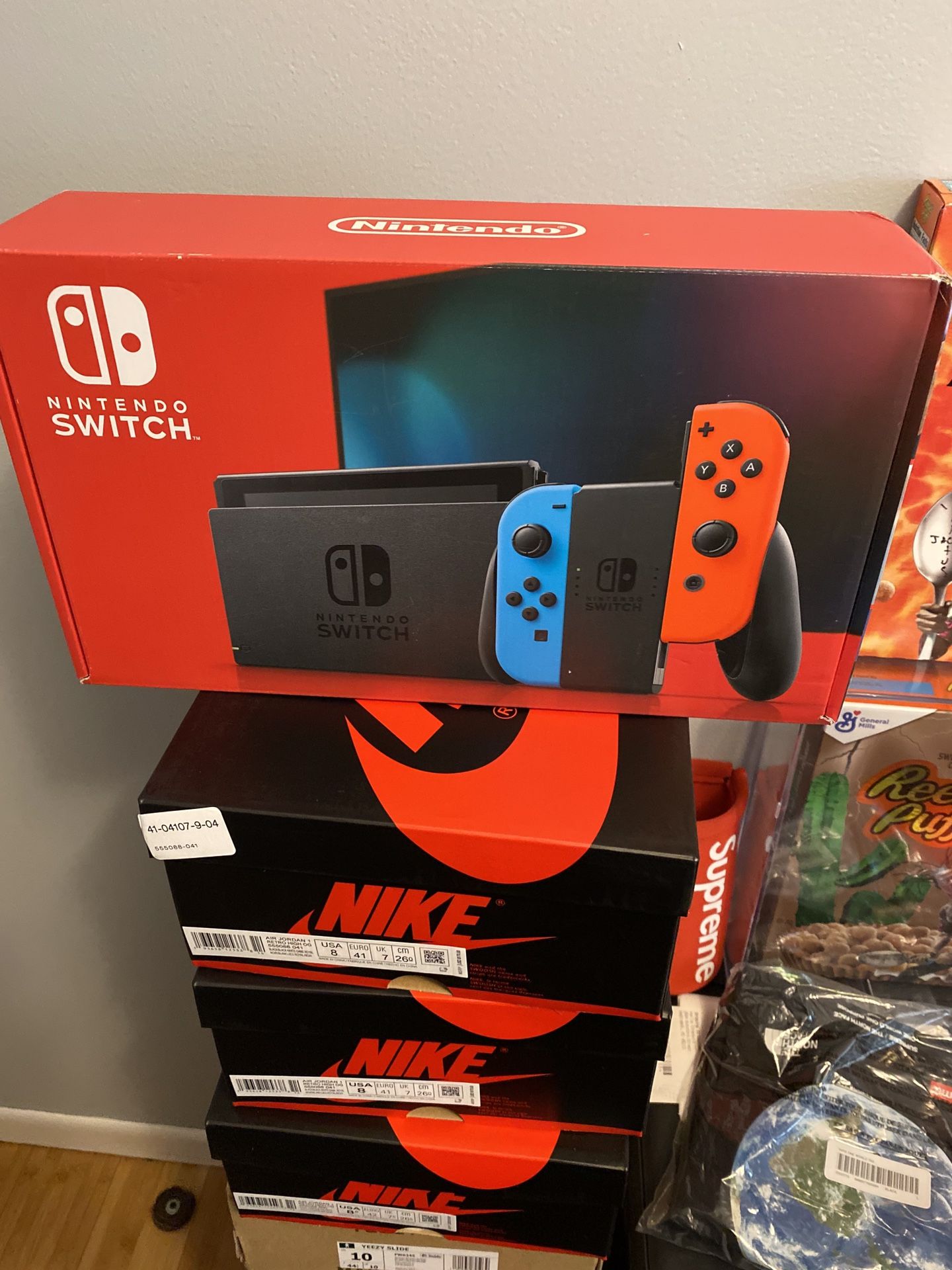 BRAND NEW Nintendo Switch (Red and Blue)