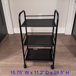 3 Tier Rolling Storage Cart 