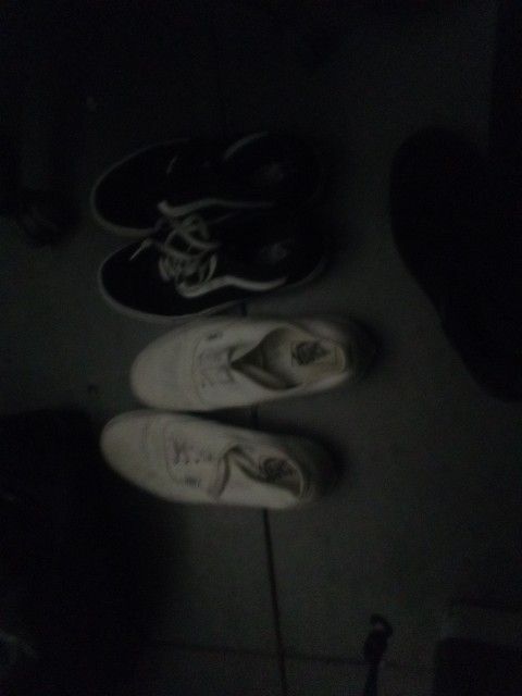 Two Pare Of Vans Great Condition Size7