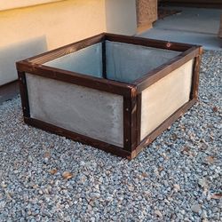 Concrete Garden Planter Bed 