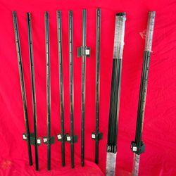 green 4 ft tall  T-posts/ fence, plant,tree, cactus supports