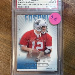 #128 Randy Fasani 2002 UD Graded PSA 9 #/700